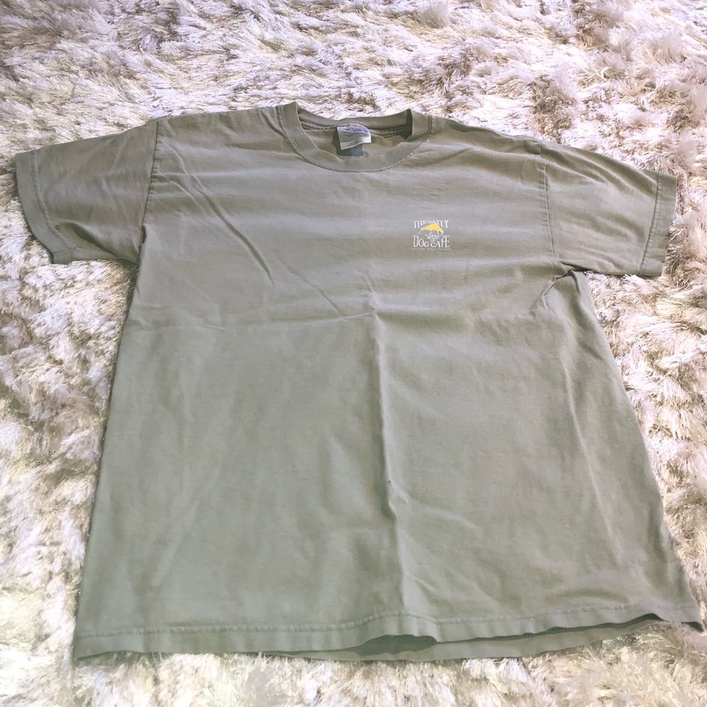 Salty Dog T-shirt, Sage Green/Gray shirt